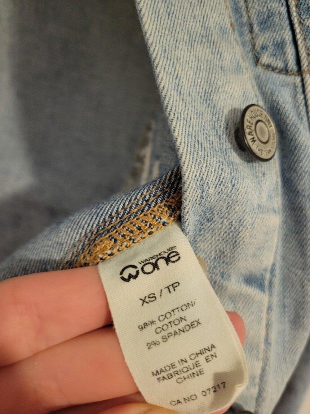 Distressed Jean Jacket - Picture 4 of 4